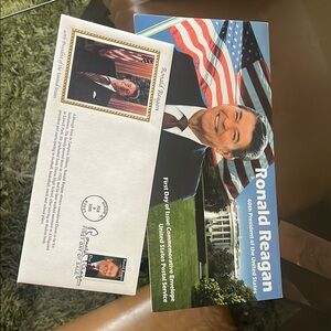 Ronald Reagan Commemorative Envelope and Stamp